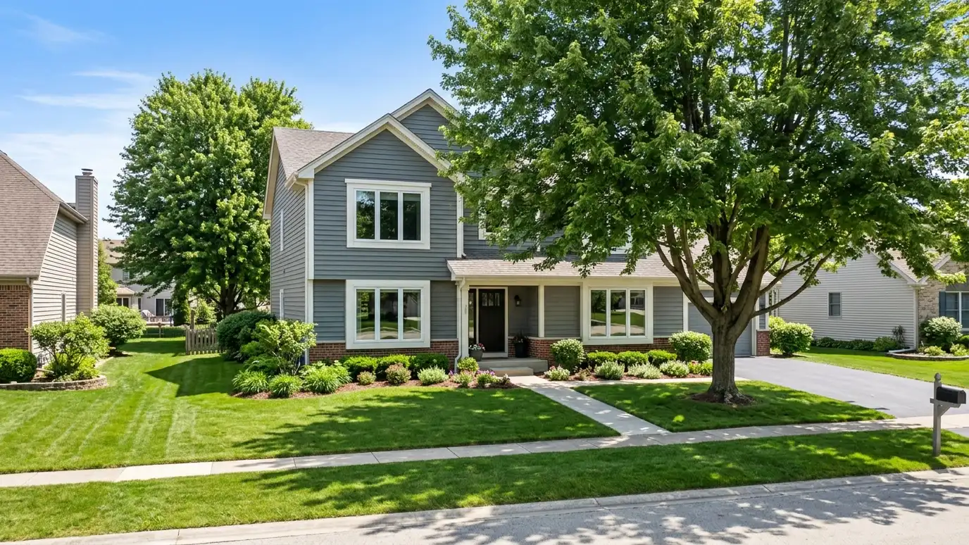 A well-kept home in Antioch, Tennessee with clean windows on a quiet street