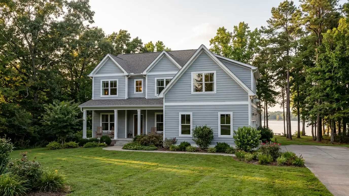 A well-kept home in Gallatin, Tennessee with clean windows on a quiet street