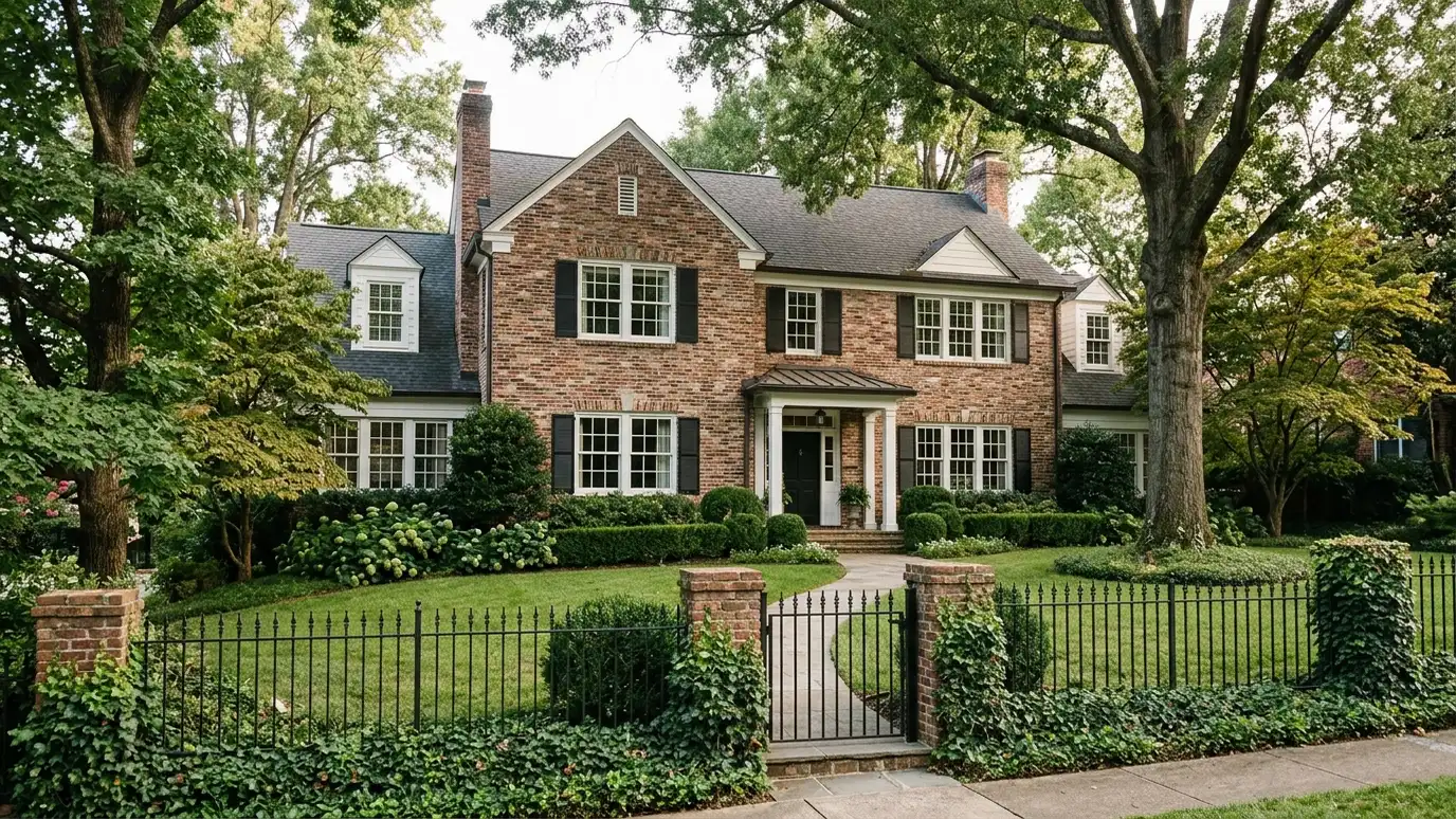 A well-kept home in Green Hills, Tennessee with clean windows on a quiet street
