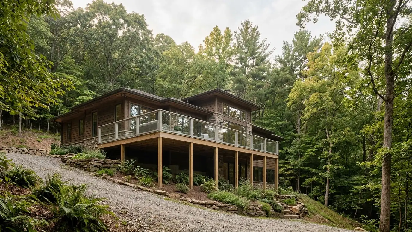 A well-kept home in Kingston Springs, Tennessee with clean windows on a quiet street