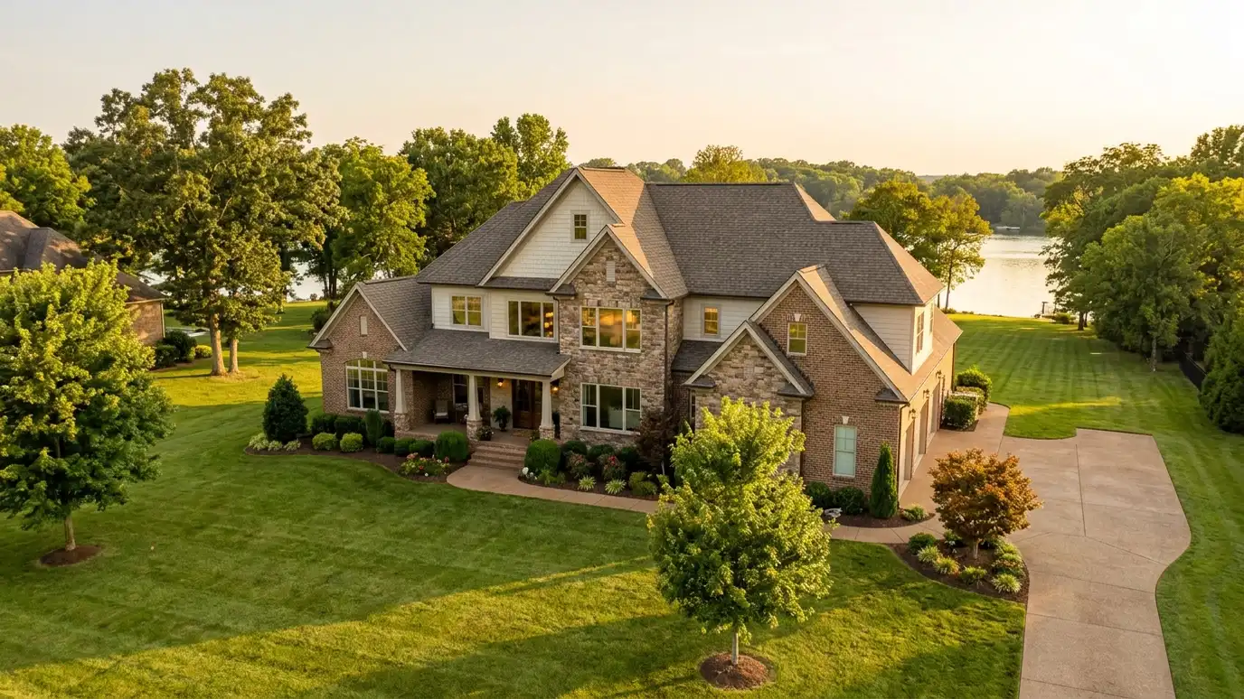 A well-kept home in Mt. Juliet, Tennessee with clean windows on a quiet street