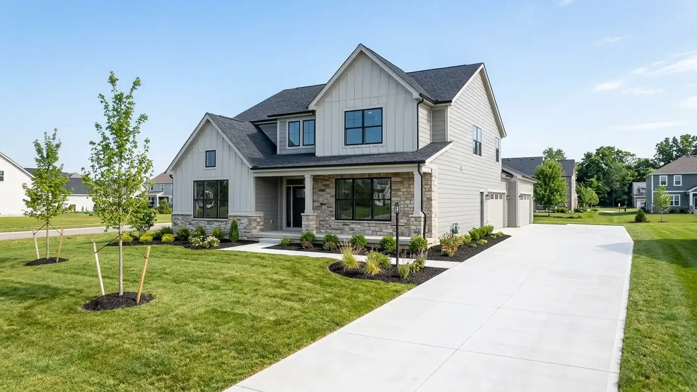 A well-kept home in Spring Hill, Tennessee with clean windows on a quiet street