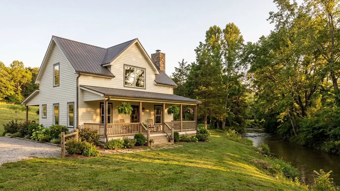 A well-kept home in Whites Creek, Tennessee with clean windows on a quiet street