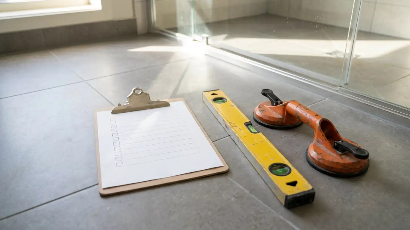 How a Custom Shower Door Installation Works, Step by Step