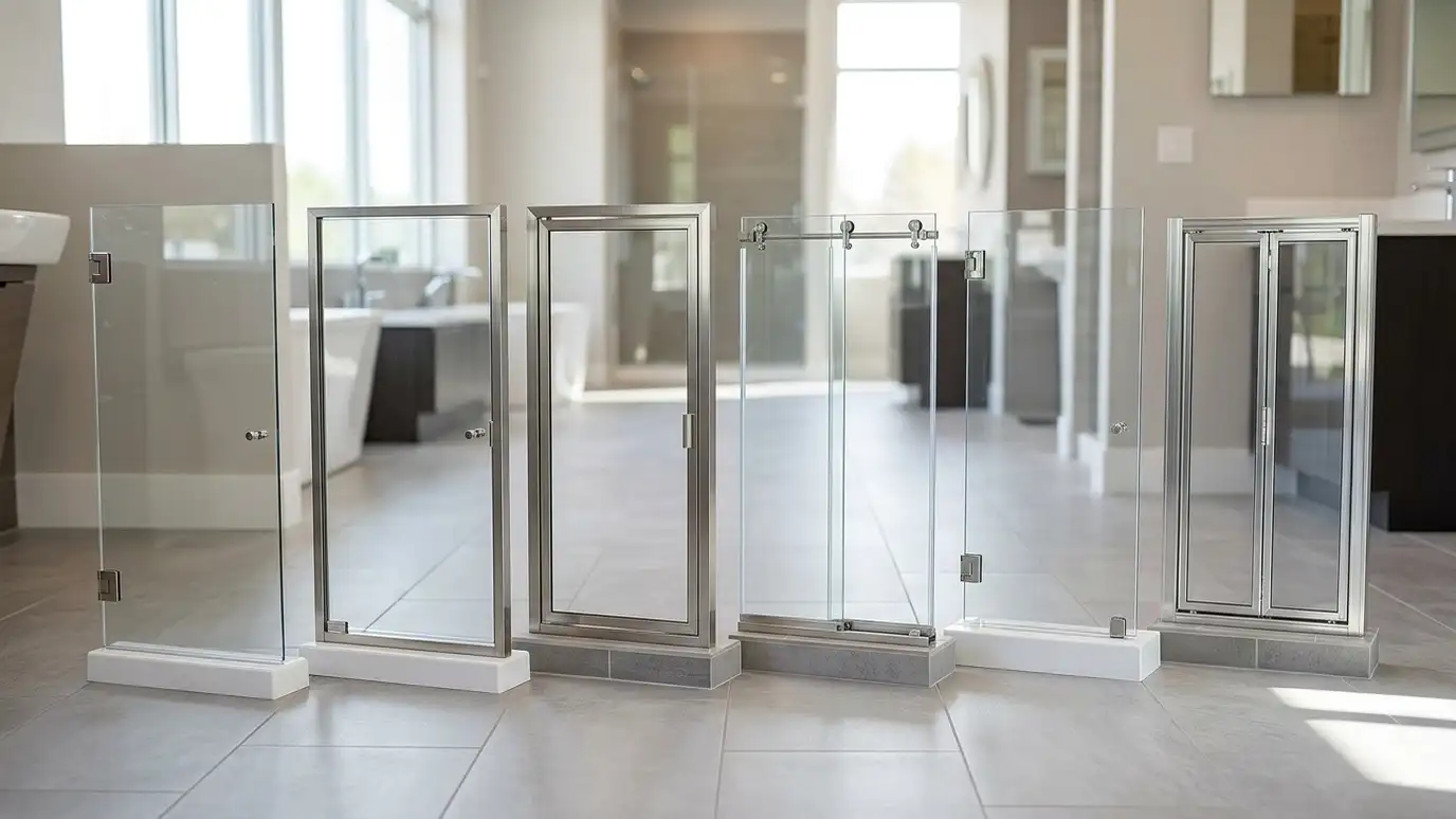 Shower Door Types Compared | Music City Glass Shower Door Types Compared in Nashville and Middle Tennessee