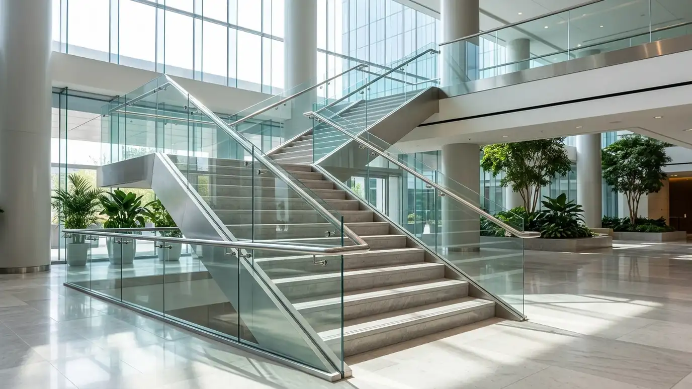Commercial Glass Railings and Stairs in Nashville and Middle Tennessee