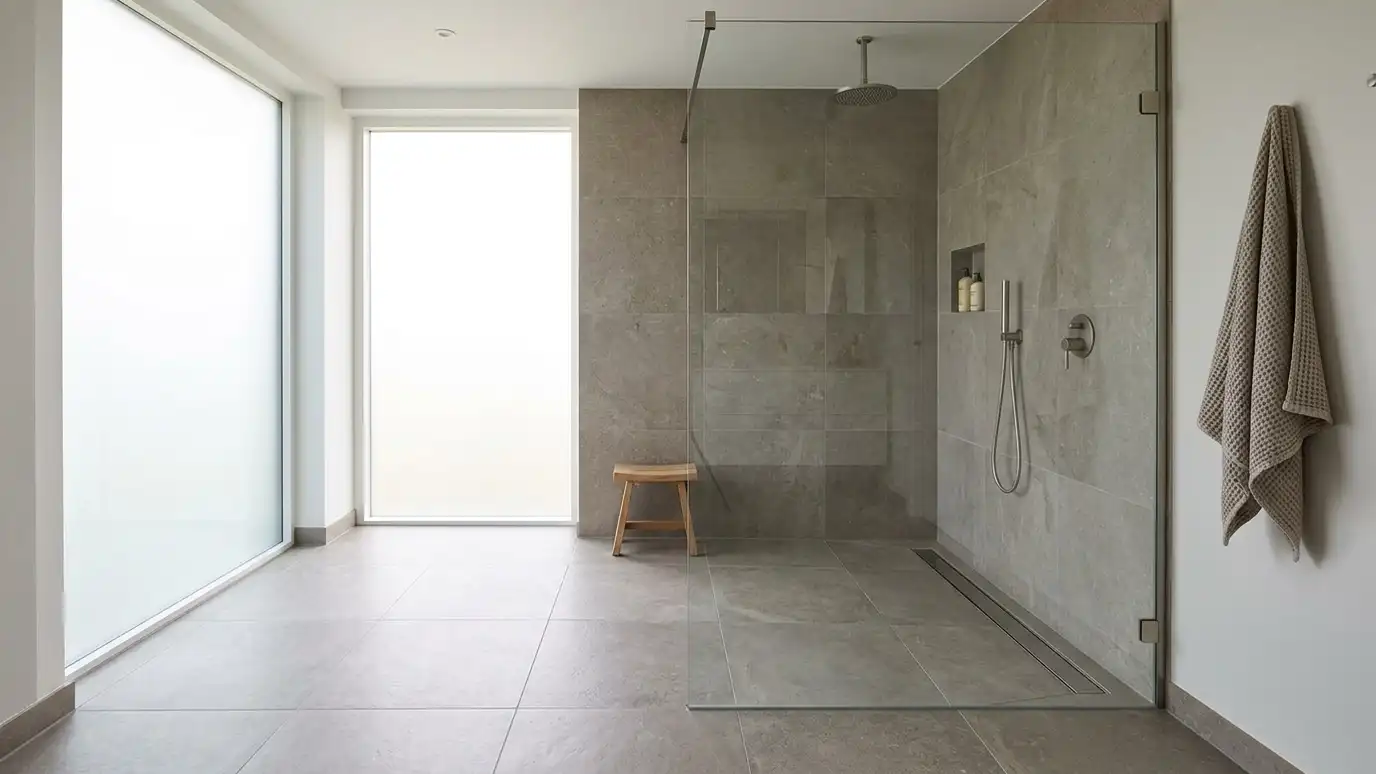 Curbless Shower Glass Installation in Nashville and Middle Tennessee