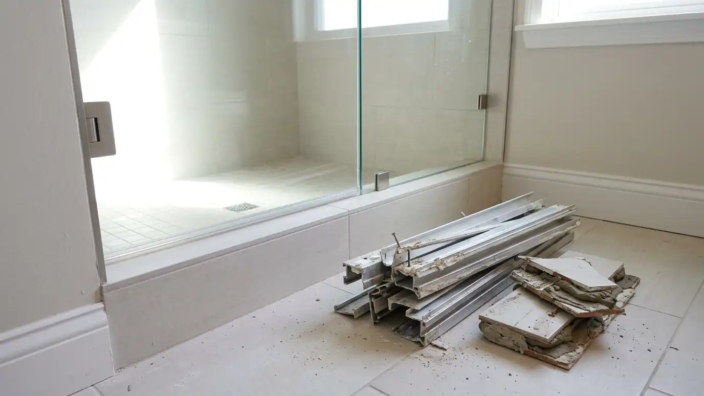 Framed to Frameless Shower Door Upgrade in Nashville and Middle Tennessee