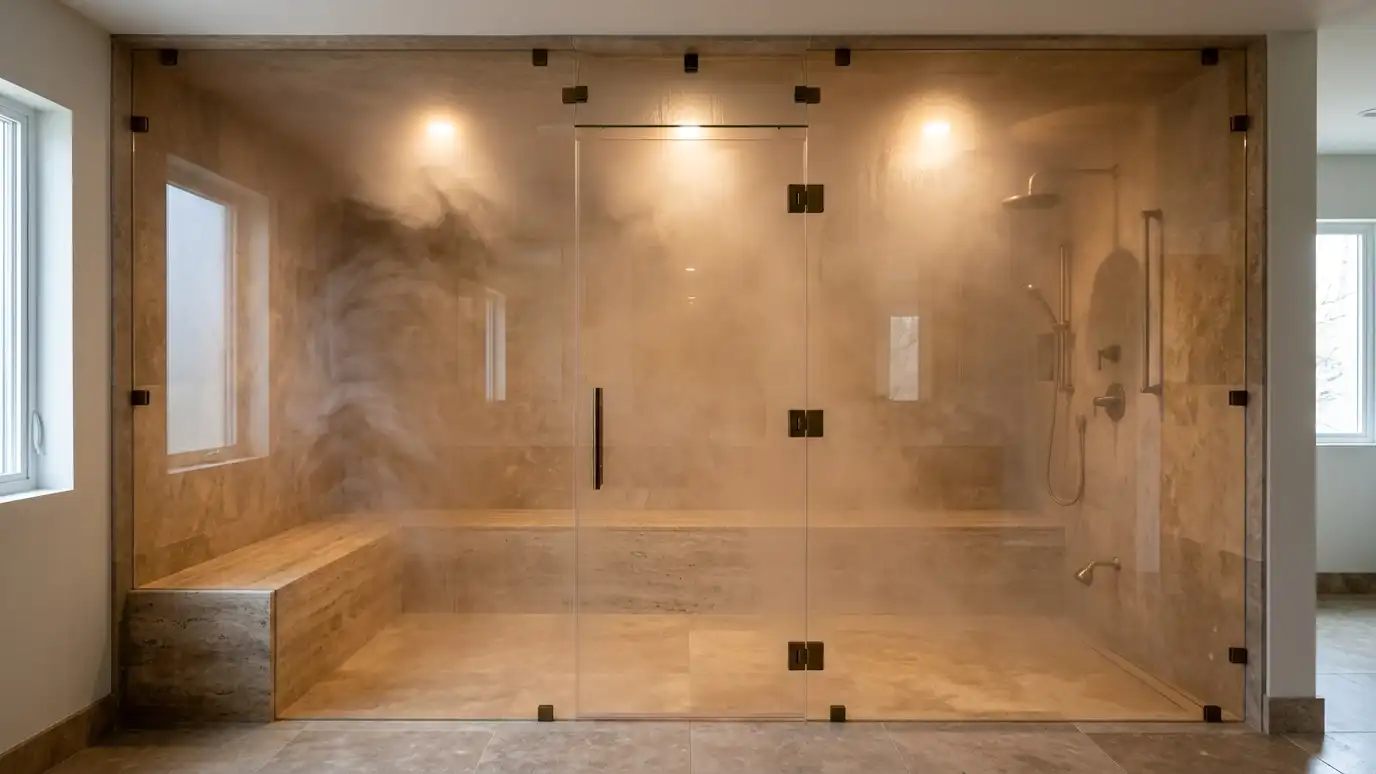 Frameless Steam Shower Enclosures in Nashville and Middle Tennessee