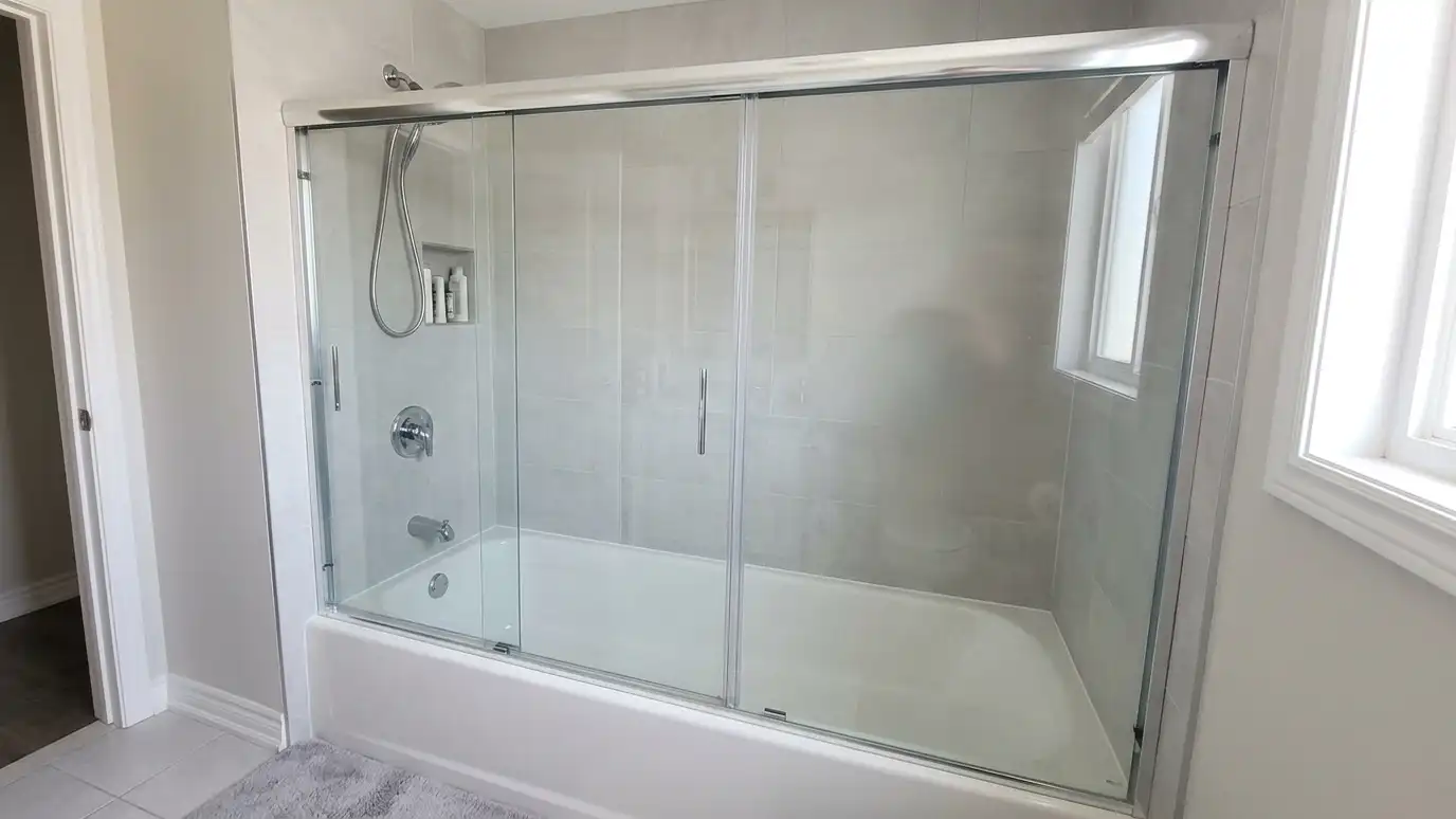 Semi-Frameless Shower Door Installation in Nashville and Middle Tennessee