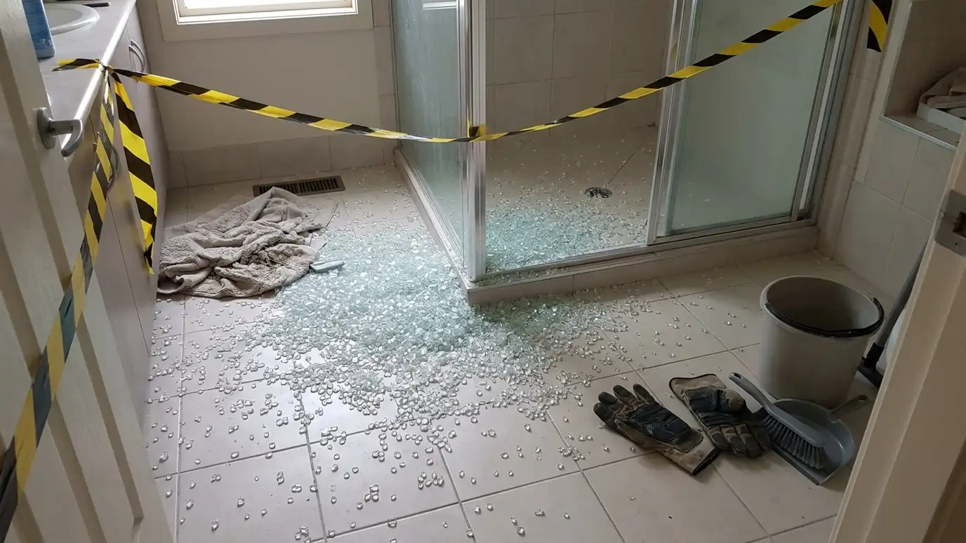 Shattered Shower Door Replacement in Nashville and Middle Tennessee
