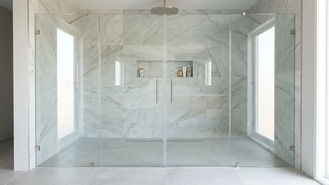 Wide and Double Shower Doors in Nashville and Middle Tennessee